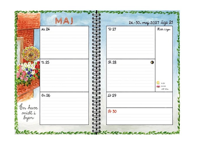 KALENDER PLAKATFORLAGET 2027 UGEKALENDER  8X12CM 2738