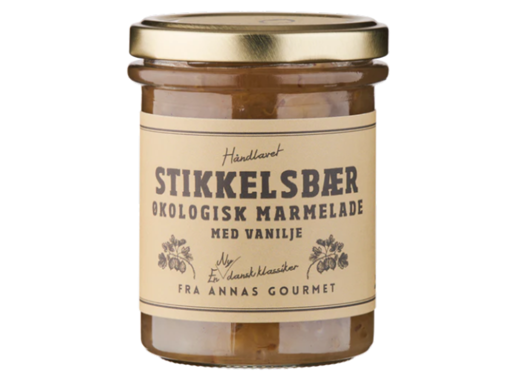 ANNAS GOURMET MARMELADE STIKKELSBÆR 200GR. ØKOLOGISK 