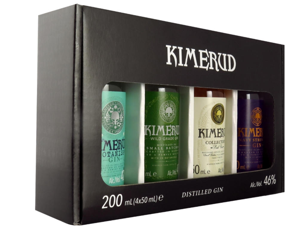 KIMERUD GIN GIFT BOX A 4 X 5 CL.