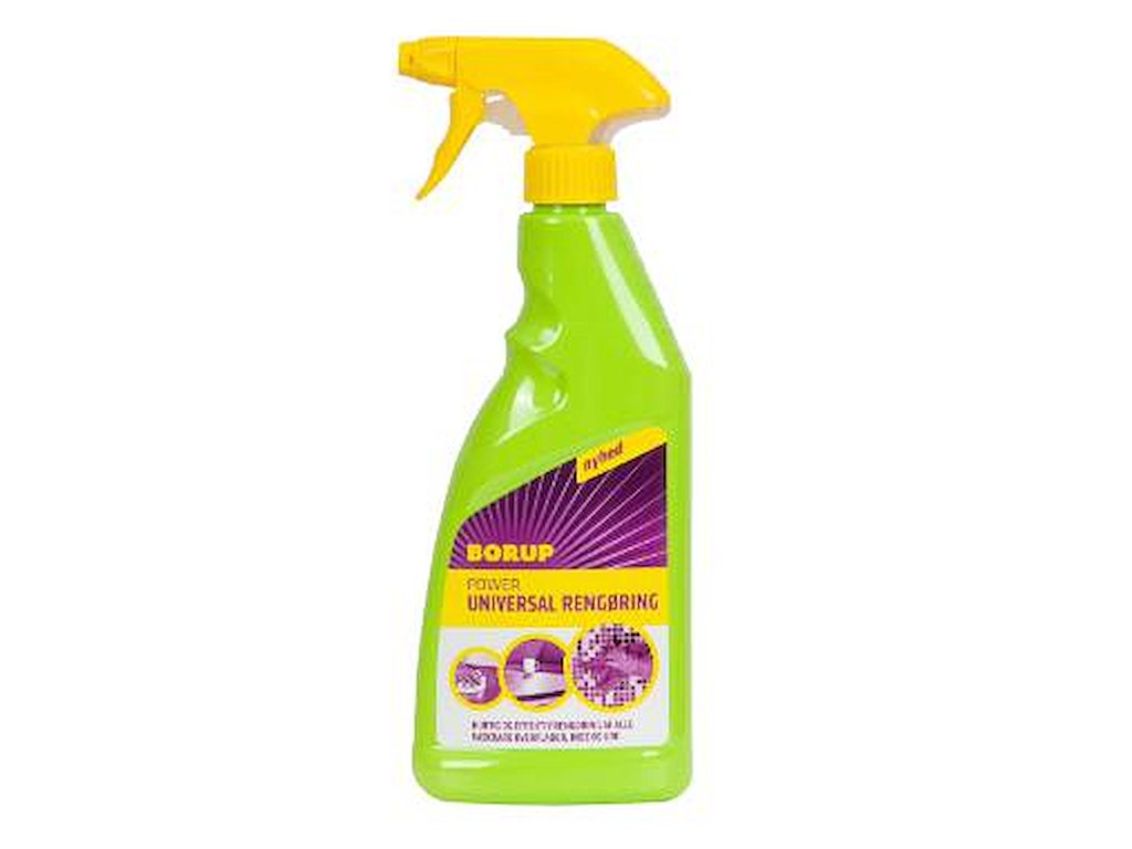 UNIVERSALRENGØRING OVERFLADE/INVENTAR BORUP POWER 500ML MED SPRAY U/PARFUME