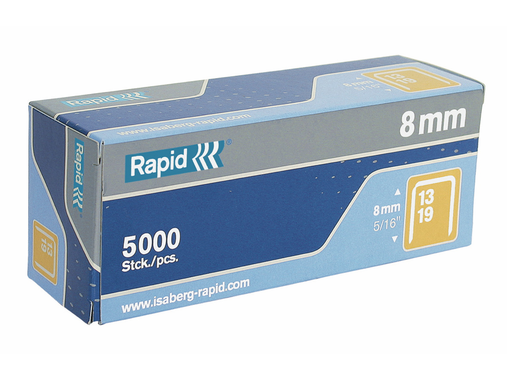 HÆFTEKLAMME RAPID 13-8 5000 STK. 11835600 