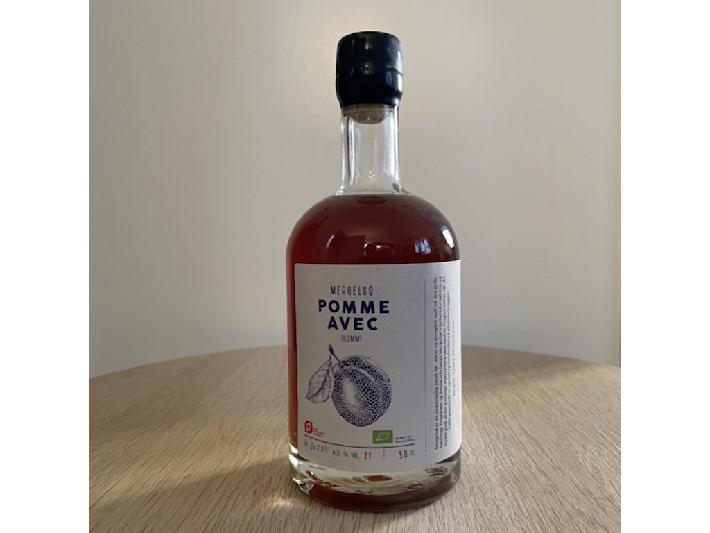 MERGELSØ POMME AVEC LIKØR 2022 ØKO. 21% 50CL.