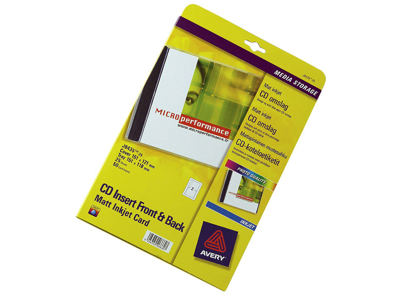 INKJET AVERY CD-OMSLAG, FOR OG*** BAGSIDE, J8435-25 
