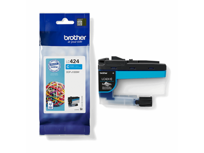 BLÆKPATRON BROTHER LC424C CYAN 750 S. 