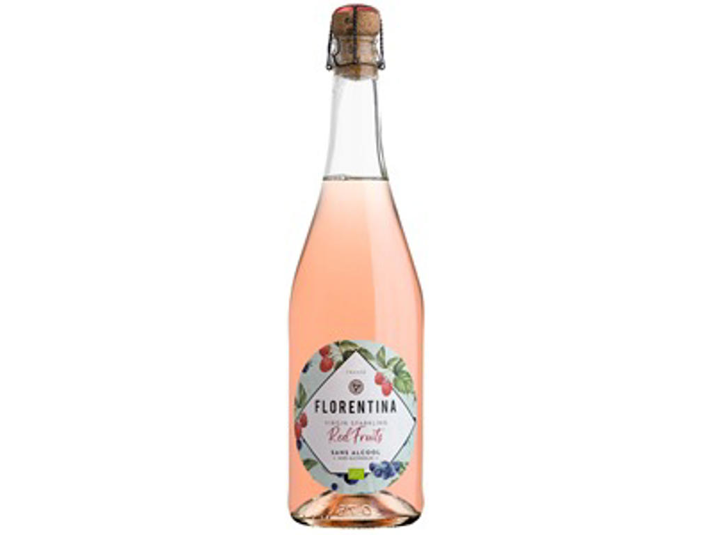 FLORENTINA RED FRUITS SPARKLING ØKO ALKOHOLFRI MOUSSERENDE 75CL. 