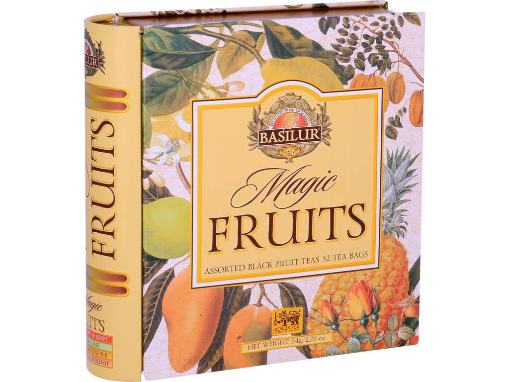 BASILUR TEA BOOK I METAL SORT  FRUGT TE M/32 ASS. PS. 64GR. NETT MAGIC FRUITS