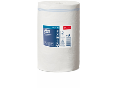 AFTØRRINGSPAPIR TORK STANDARD M1 MINI 1-LAGS HVID 120M 11 RULLER  100130