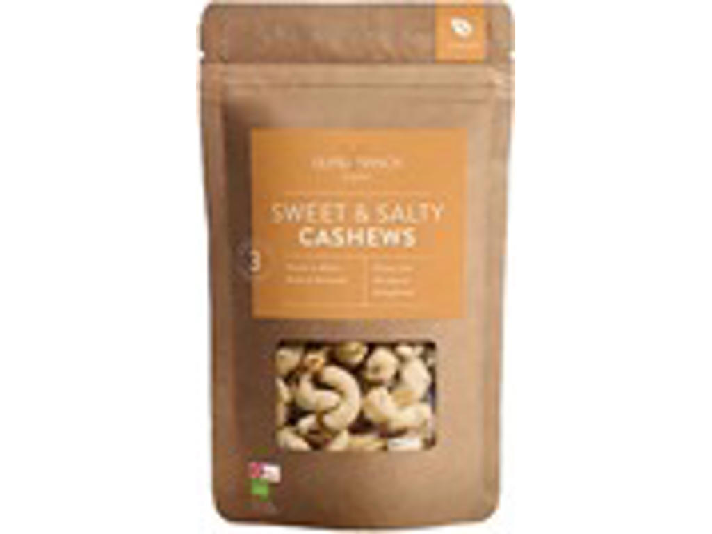 NØDDER GURU SNACKS SWEET & SALTY CASHEWS 100GR. ØKO.  