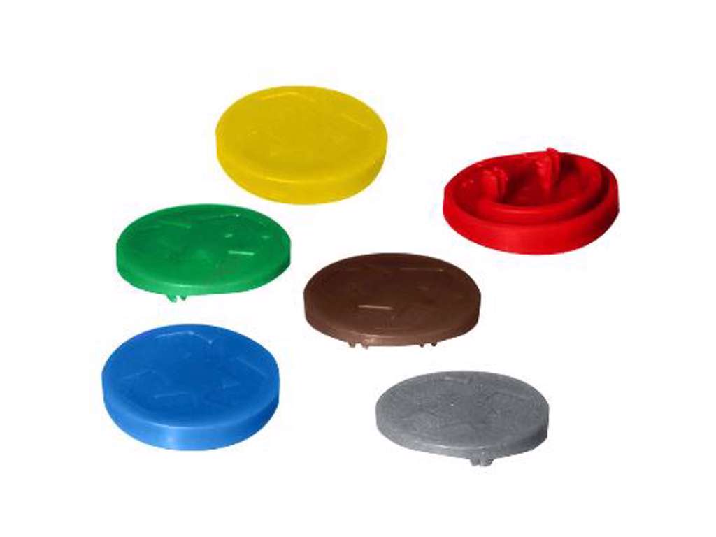 PRIKKER Ø26MM FARVEKODEDE SÆT MED 6 FARVER T. SKRALDESPANDE AVEDØRE 