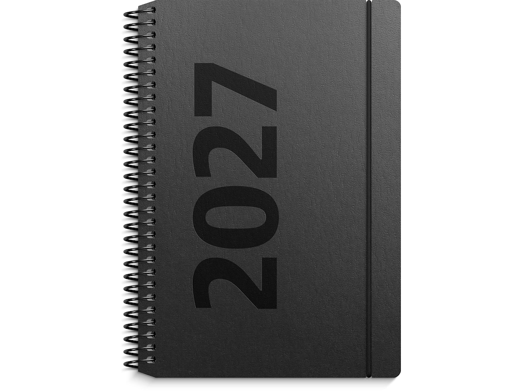 KALENDER MAYLAND 2027 27201120 A6 UGEKAL. HØJFOR. GENBRUGS-KARTON MATSORT 10,5X14,8CM