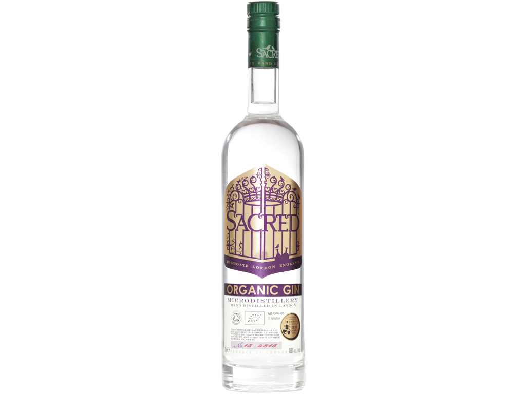 SACRED ORGANIC 43,8% 70CL GIN  