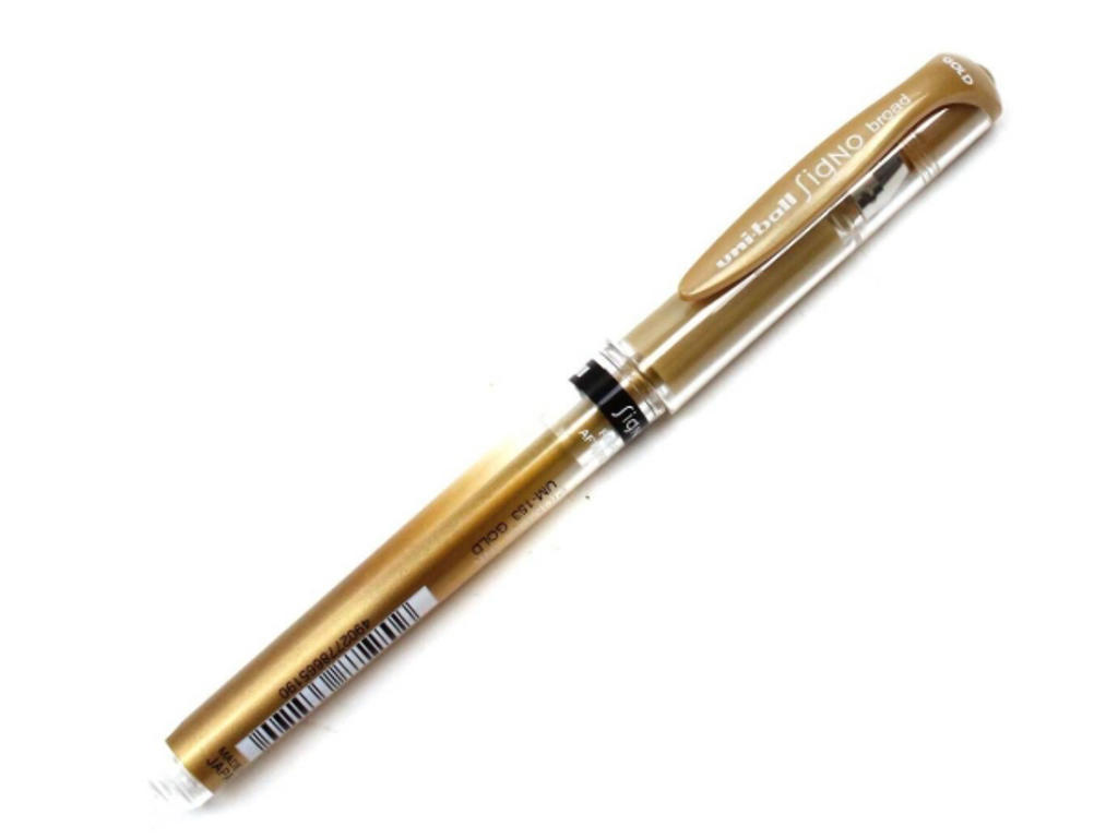 MARKER UNI-BALL SIGNO BROAD UM-153, GOLD