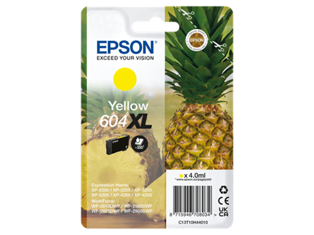 BLÆKPATRON EPSON 604XL YELLOW ***