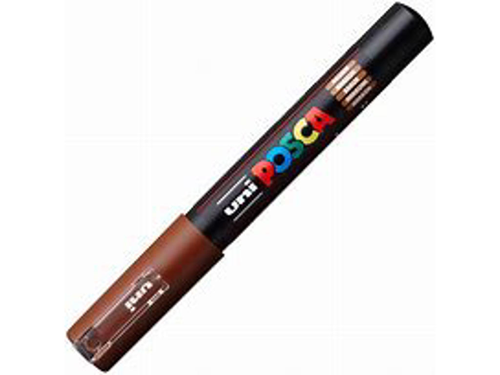MARKER UNI POSCA PC-1MC BROWN BULLET 0,7MM 