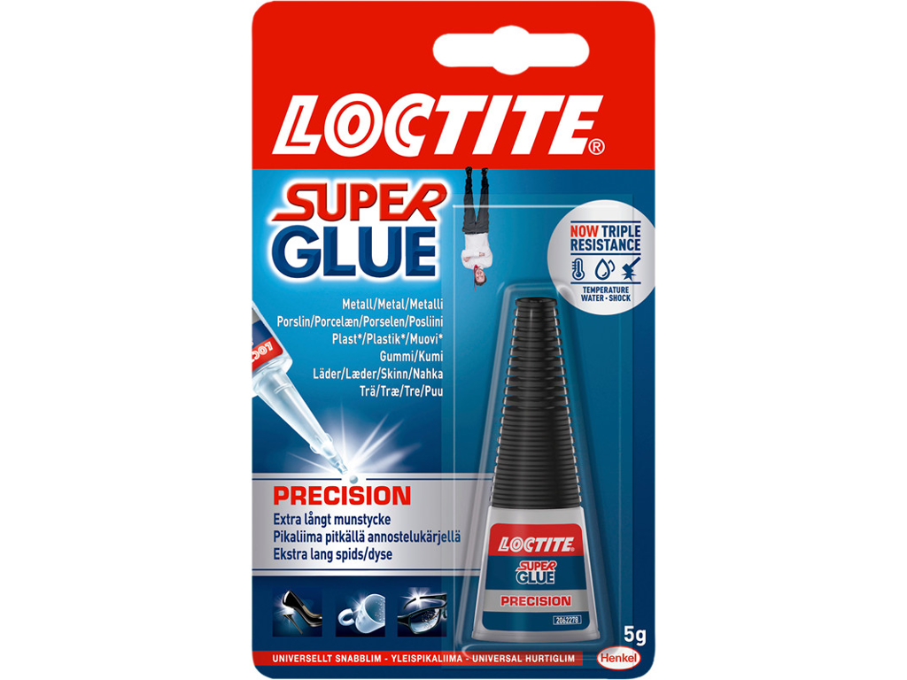 LIM SEKUNDLIM LOCTITE SUPER GLUE PRECISION 5GR. 9H 2640531