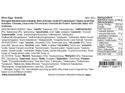 SUMMERBIRD SILVER EGG GRANDE 500GR. 5893