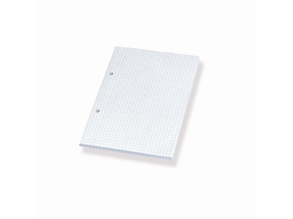 BLOK A5 HVID KVADRERET 60 GR. 2 HULLER 100051867