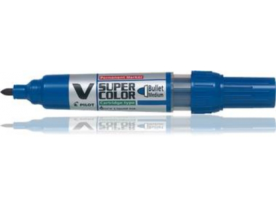 MARKER PILOT BG MARKER V SUPER COLOR BULLET, BLÅ             *** 357008