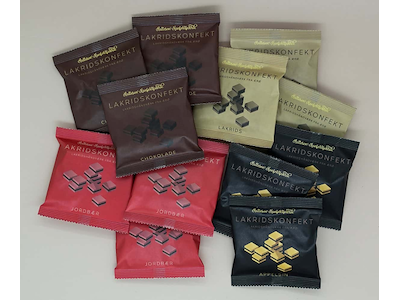 HATTESENS KONFEKTFABRIK LAKRIDS KONFEKT POSE 32GR. ASS. SMAGE