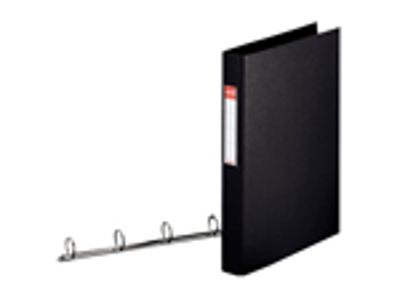 RINGBIND ESSELTE A4 25MM SORT MED 4-RINGS O-MEKANISME 14462