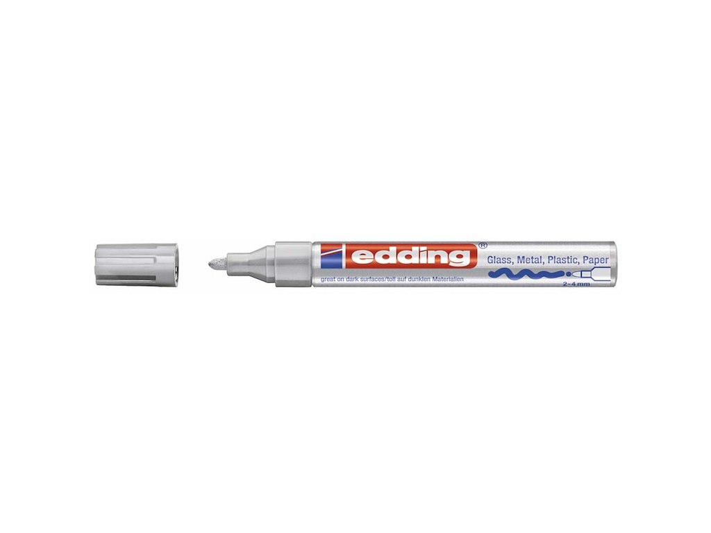 MARKER EDDING 750 PAINTMARKER SØLV 2-4MM