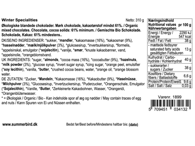 SUMMERBIRD MANDLER WINTER DRAGÉE 100GR. 