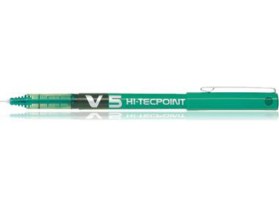 ROLLERPEN PILOT HI-TECHPOINT GRØN EXTRA FINE 0,5MM BX-V5        *** 85710
