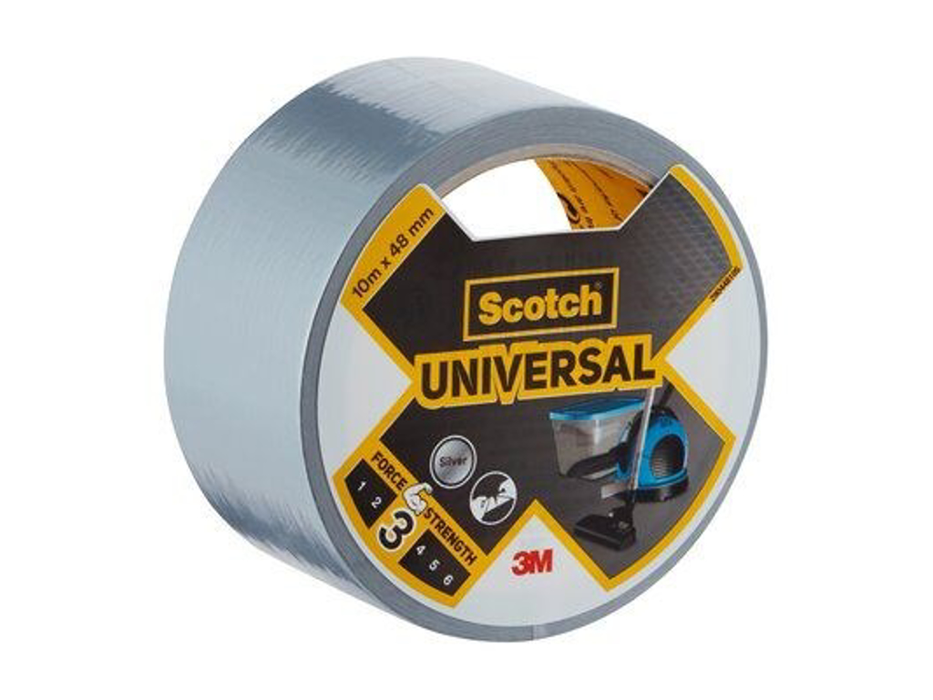 TAPE 3M SCOTCH POWER UNIVERSAL ALUMINIMUM, 48MM X 10 M.  