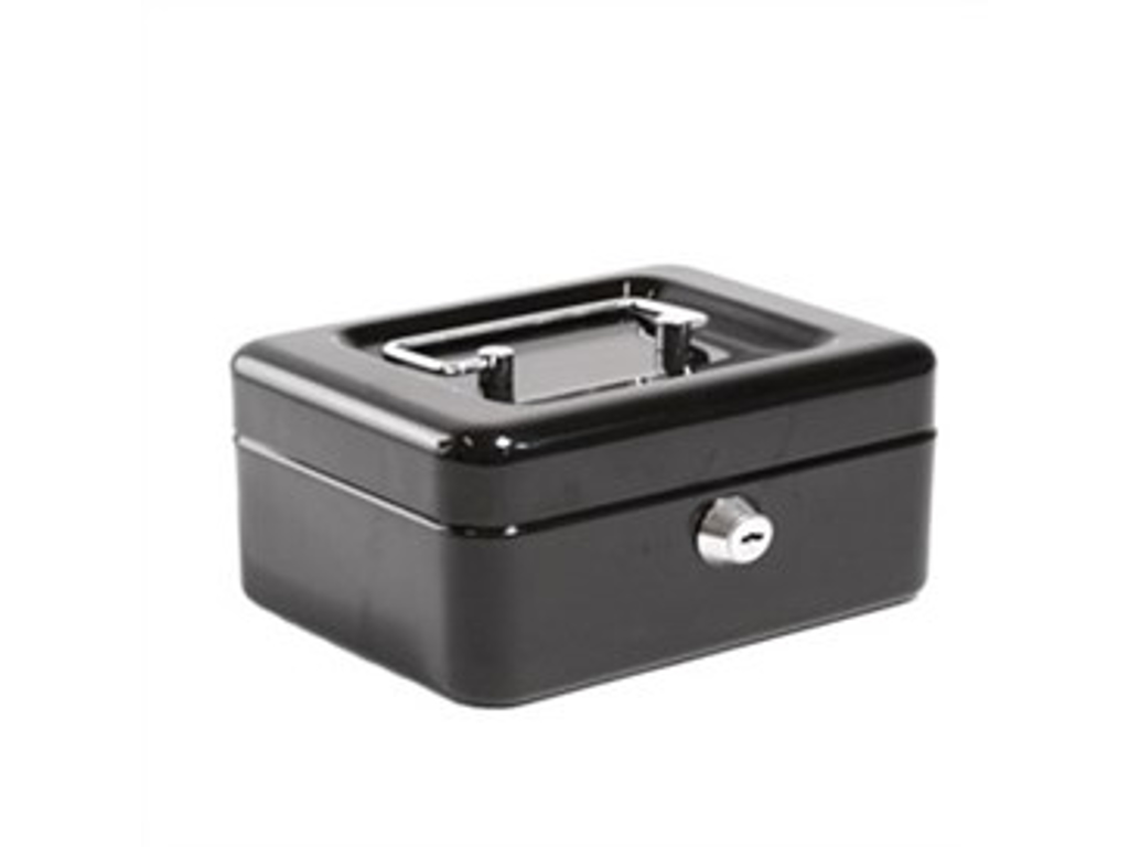 PENGEKASSE BNT SORT 80X115X152MM  