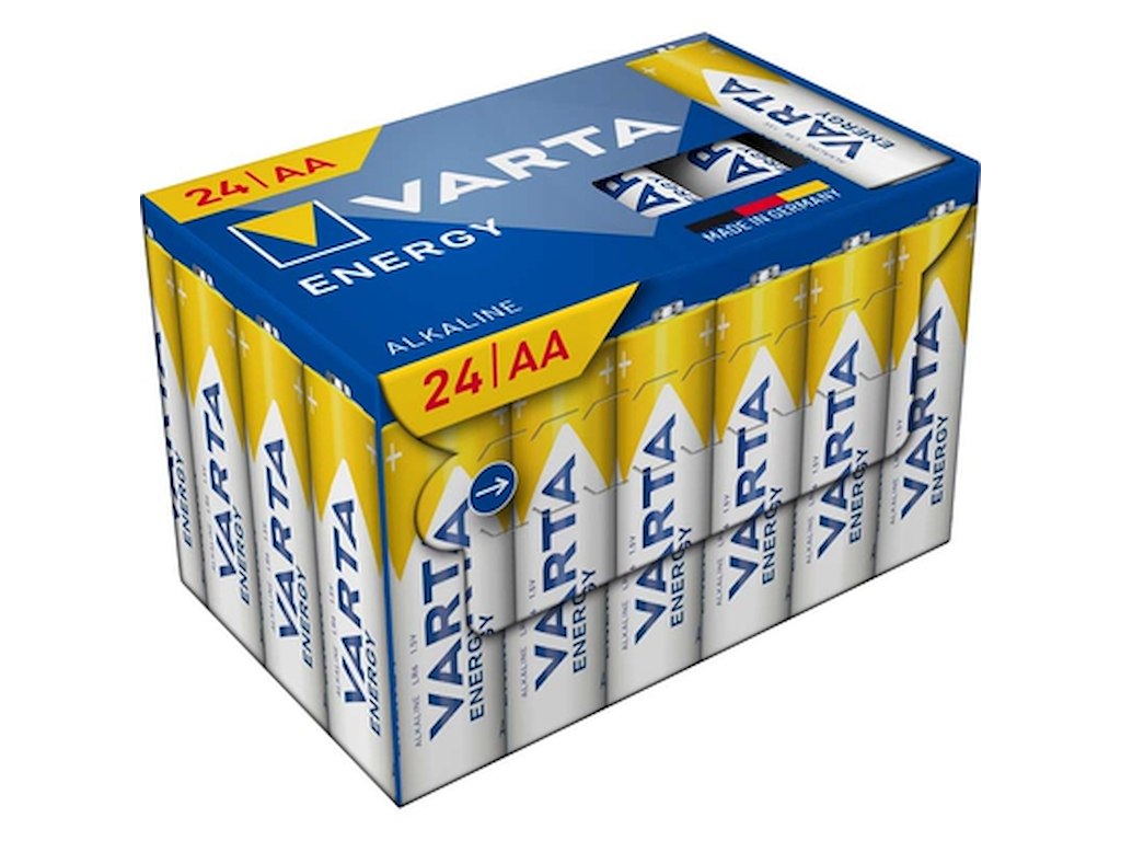 BATTERI VARTA ENERGY AA 24 STK.  