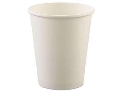 KAFFEBÆGER ABENA CASTRO 9CM Ø8CM 24CL. HVID PAP/PE PS. A 50 STK. 