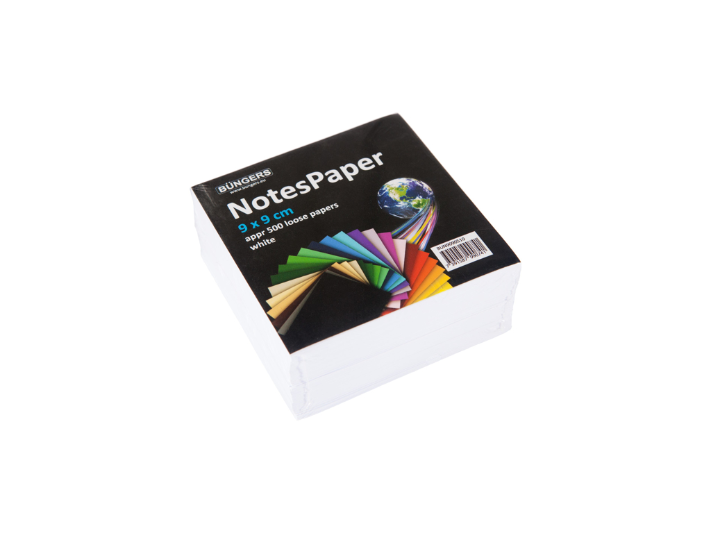 MEMOHOLDER KUBUS REFILL HVID LØSE ARK 9X9CM PK. A 500 ARK 9090510