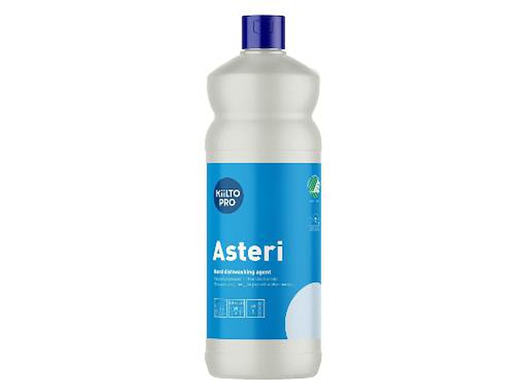 HÅNDOPVASK KIILTO ASTERI 1L. SVANEMÆRKER/ALLERGIMÆRKET U. FARVE OG PARFUME 125821