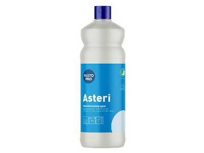 HÅNDOPVASK KIILTO ASTERI 1L. SVANEMÆRKER/ALLERGIMÆRKET U. FARVE OG PARFUME 125821