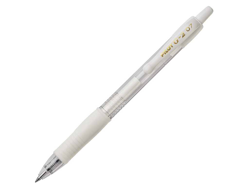 ROLLERPEN PILOT G2 GELPEN 0,7MM HVID                          *** 462283