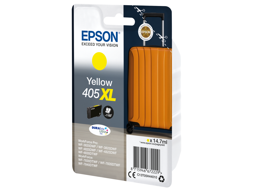 BLÆKPATRON EPSON T405 YELLOW XL C13T05H44010 1100 SIDER 