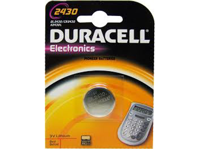 BATTERI DURACELL ELECTRONIC 2430 1 STK 