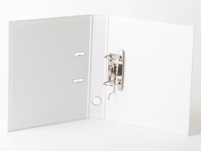 BREVORDNER Q-LINE A4 MED 50MM RYG OG METALSKINNE HVID 11860