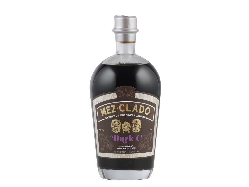 MEZ-CLADO DARK C ROMLIKØR 35% 25CL. SMAGEN AF MØRK CHOKOLADE 
