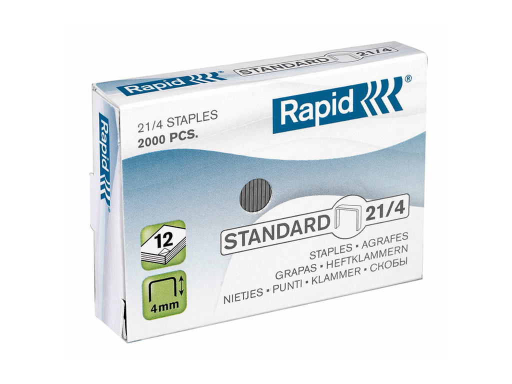 HÆFTEKLAMME RAPID 21/4 (221/4) GALVANISEREDE 2000 STK/PK. 24867500