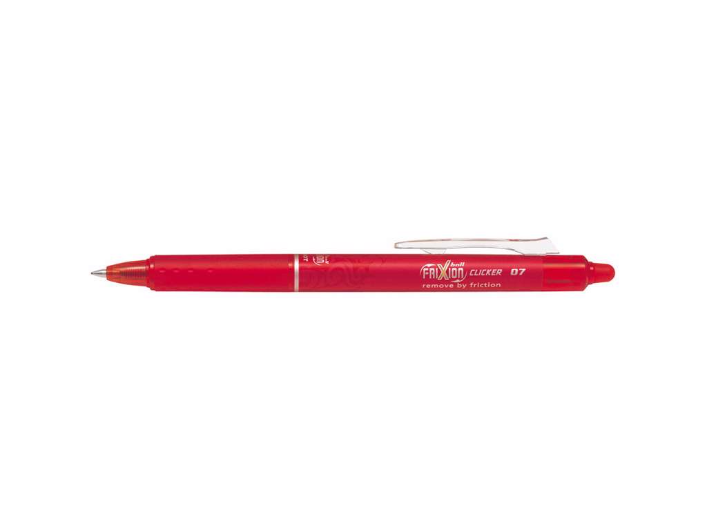 ROLLERPEN PILOT FRIXION CLICKER 0,7MM BLRT-FR7 RØD 417504