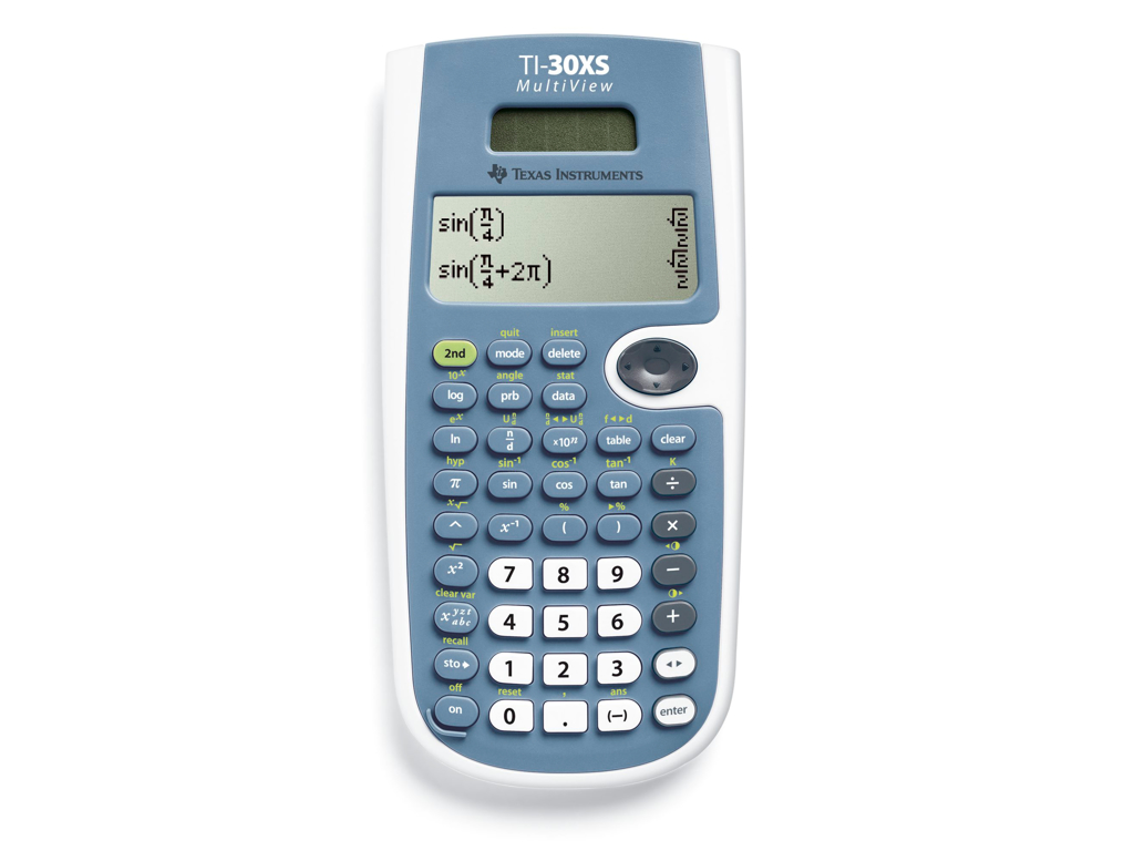 MATEMATIKREGNER TEXAS TI-30XS SOLAR MULTIVIEW 