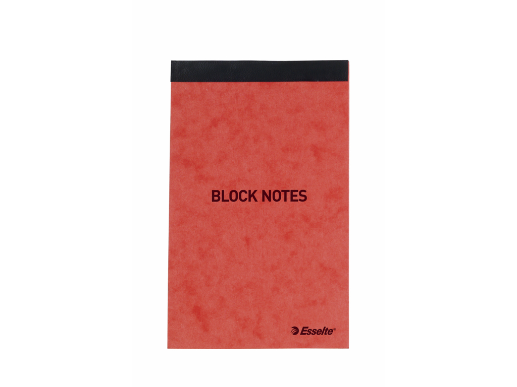 BLOK NOTESBLOK ESSELTE TOPLIMET HVID LINIERET 130X80MM 45553 