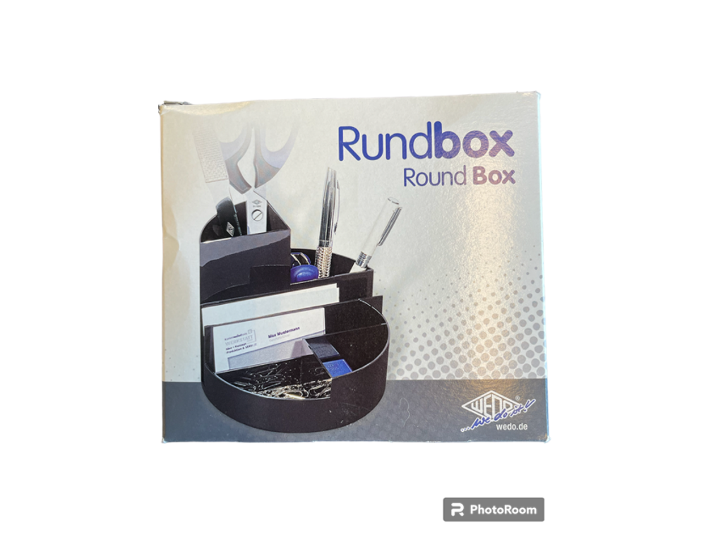 BLYANTSHOLDER WEDO ROTONDO SORT MED 9 RUM, 15X13,5X9CM        *** 24575501