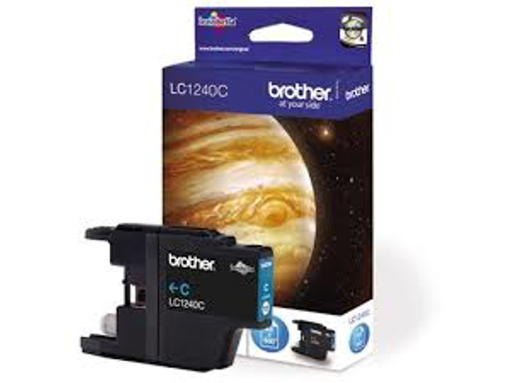 BLÆKPATRON BROTHER LC1240C CYAN TIL BROTHER MFC-J6510,6710,6910 LC1240C