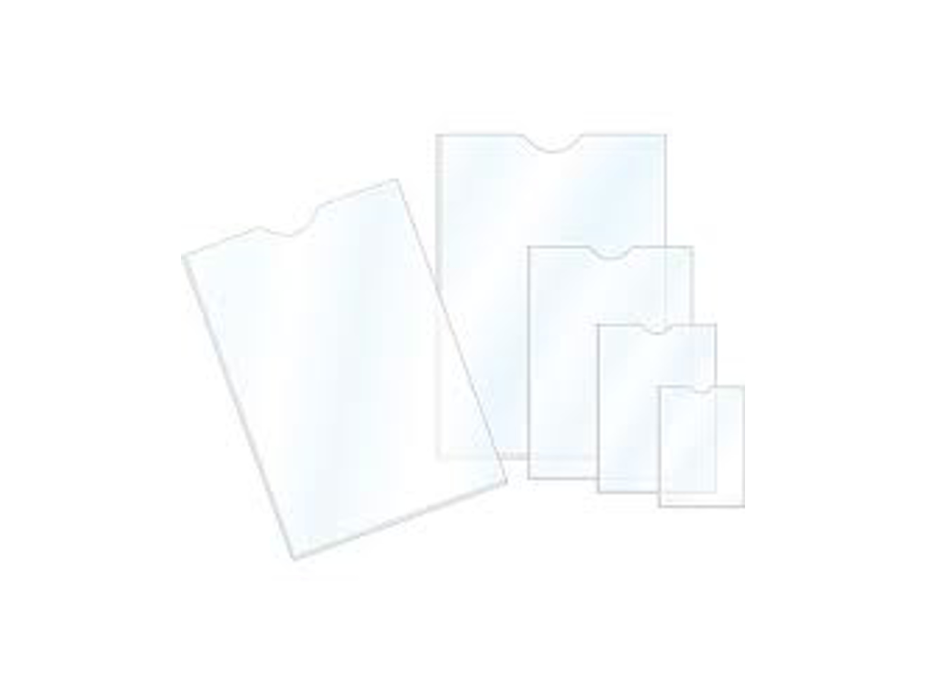 PLASTETUI ESSELTE A5 0,105MM GLASKLAR 47775 