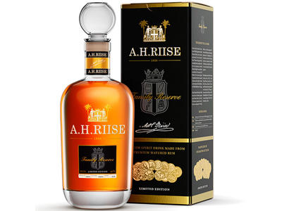 A.H. RIISE ROM OLD ST. CROIX FAMILY RESERVE SOLERA 1838 12-25ÅR 42% 70CL. ROM 