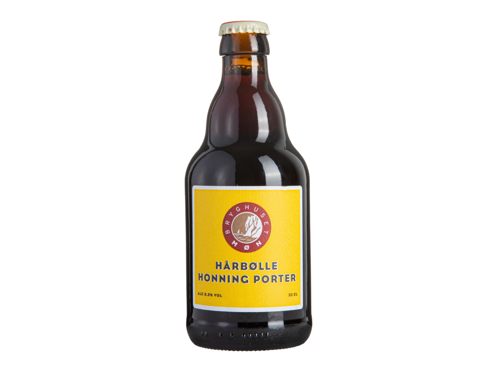 ØL BRYGHUSET MØN HÅRBØLLE HONNING PORTER 8,5% 33CL.