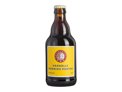 ØL BRYGHUSET MØN HÅRBØLLE HONNING PORTER 8,5% 33CL.