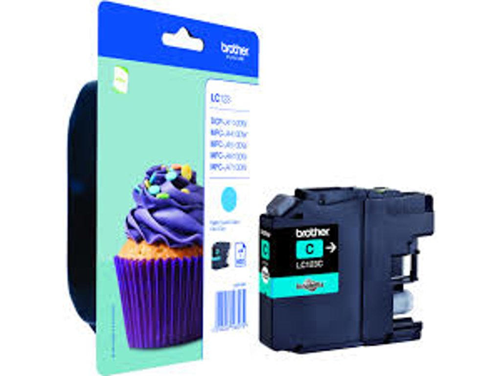 BLÆKPATRON BROTHER LC123C CYAN LC123C 